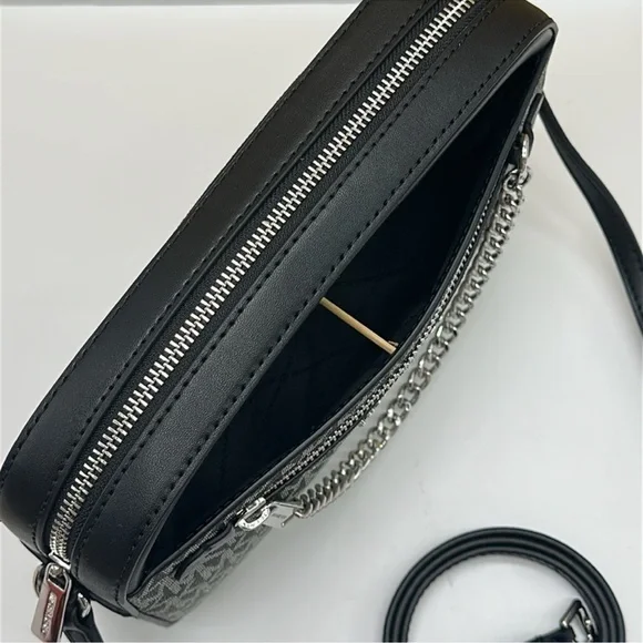 MICHAEL KORS Jet Set Lg Ombré Signature Logo EW Crossbody Body East West 
Black - Picture 10 of 16